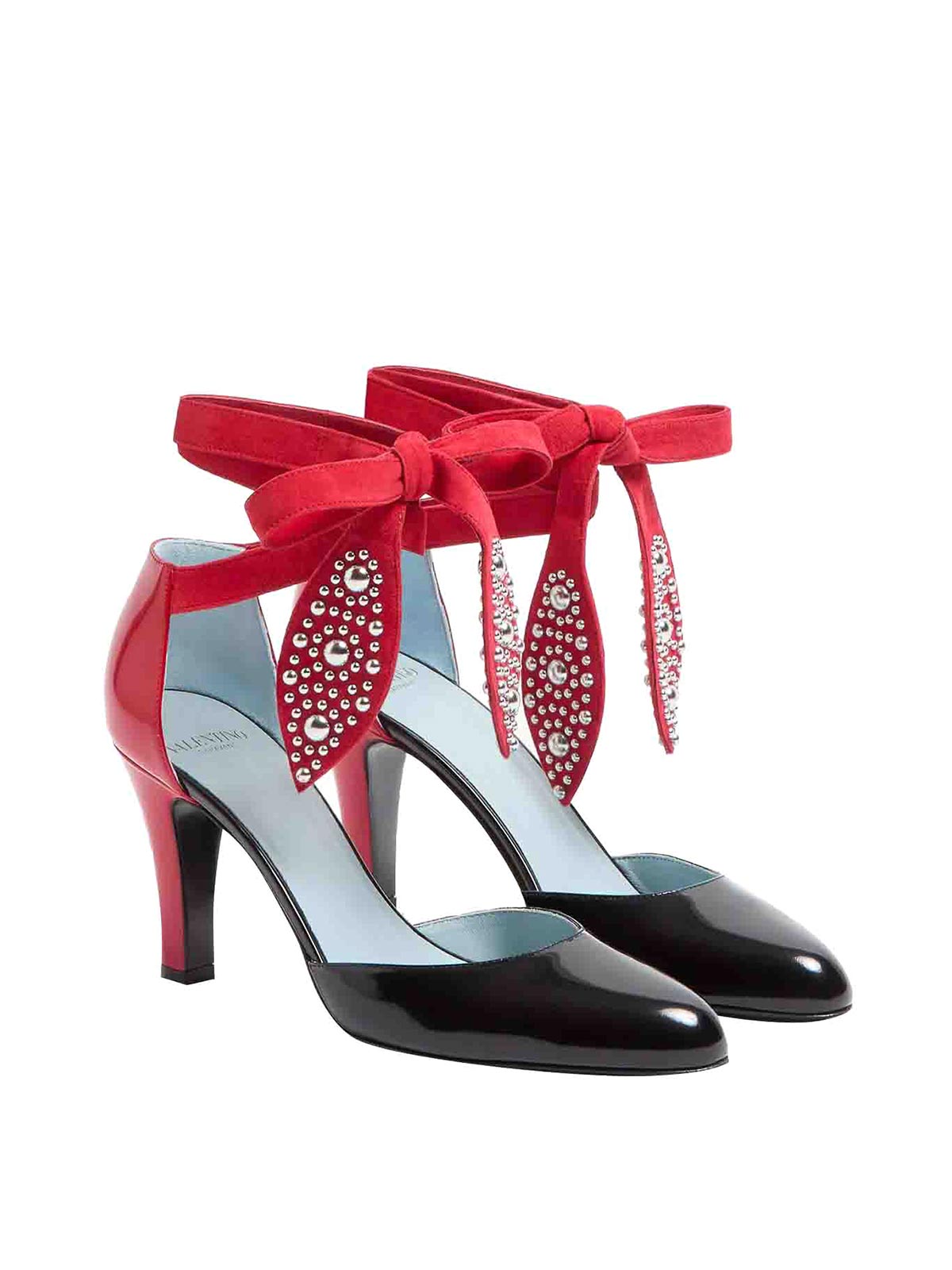Valentino Garavani Foliefoliage decollete - Black | S0LT5UTMJT0