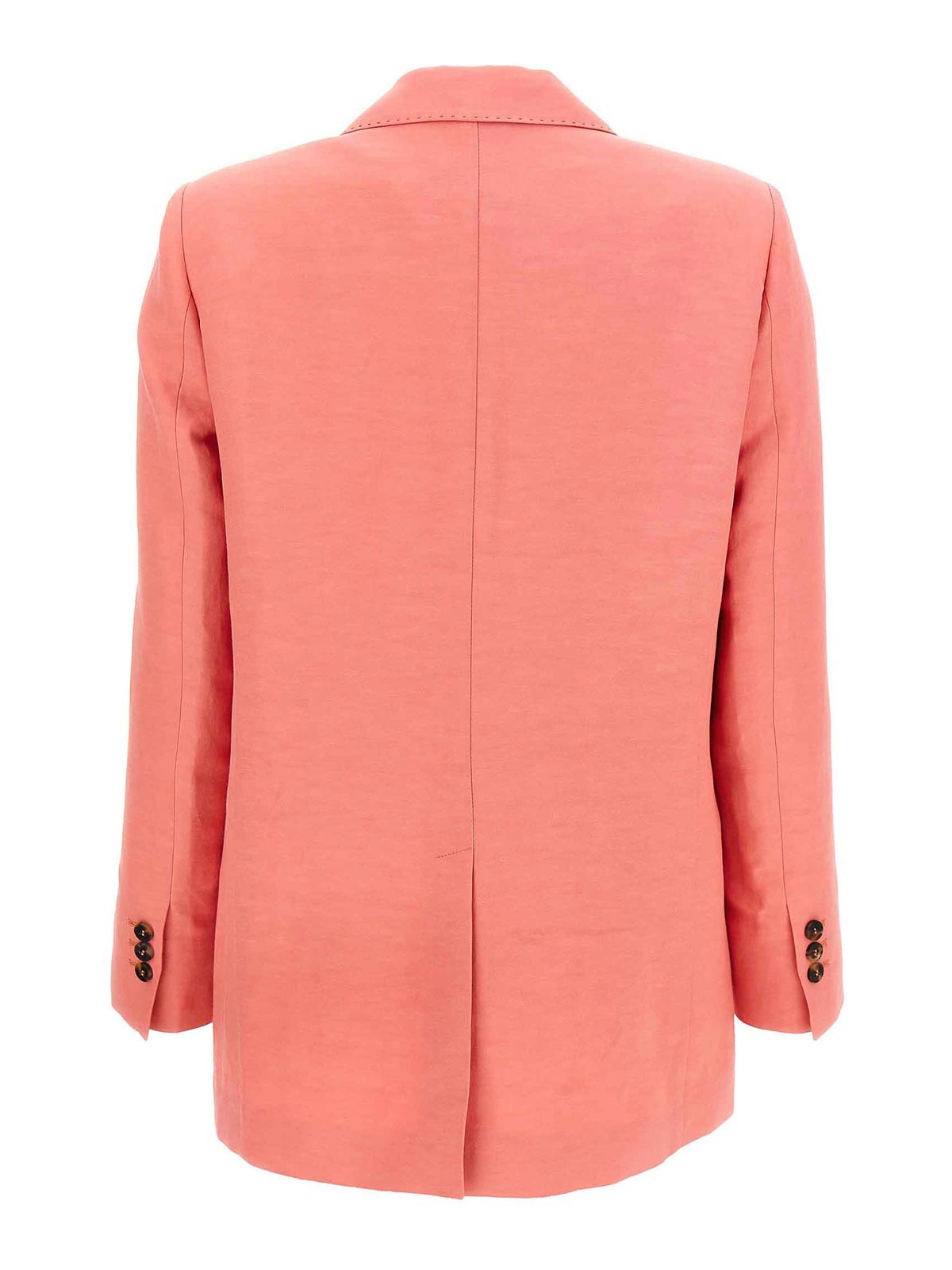 Alberto Biani Coral Pink America Blazer In Pink