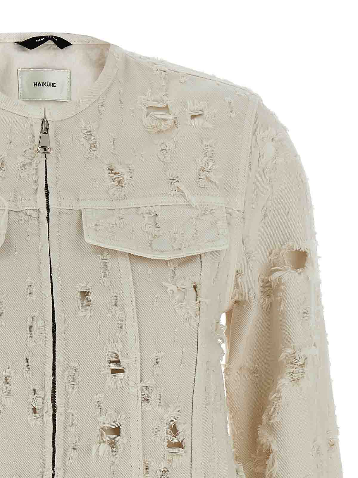 ジャケット HAIKURE SS25 'Jena' jacket (HEW09114GF167PX T0546) Haikure Jena Jacket - White - Women | HEW09114GF167PXT0546