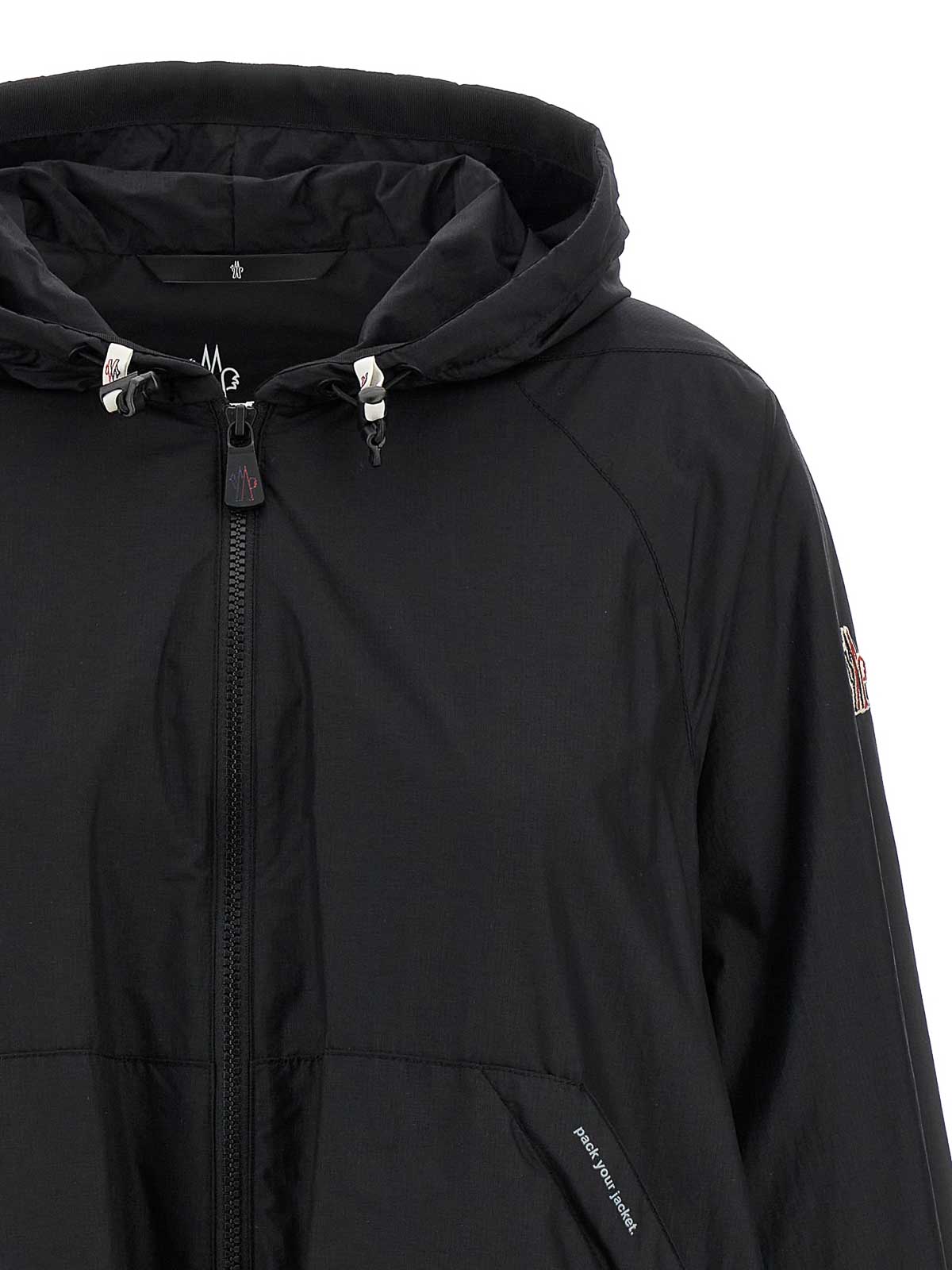 Moncler Samedans Casual Jackets And Parka Black In Black