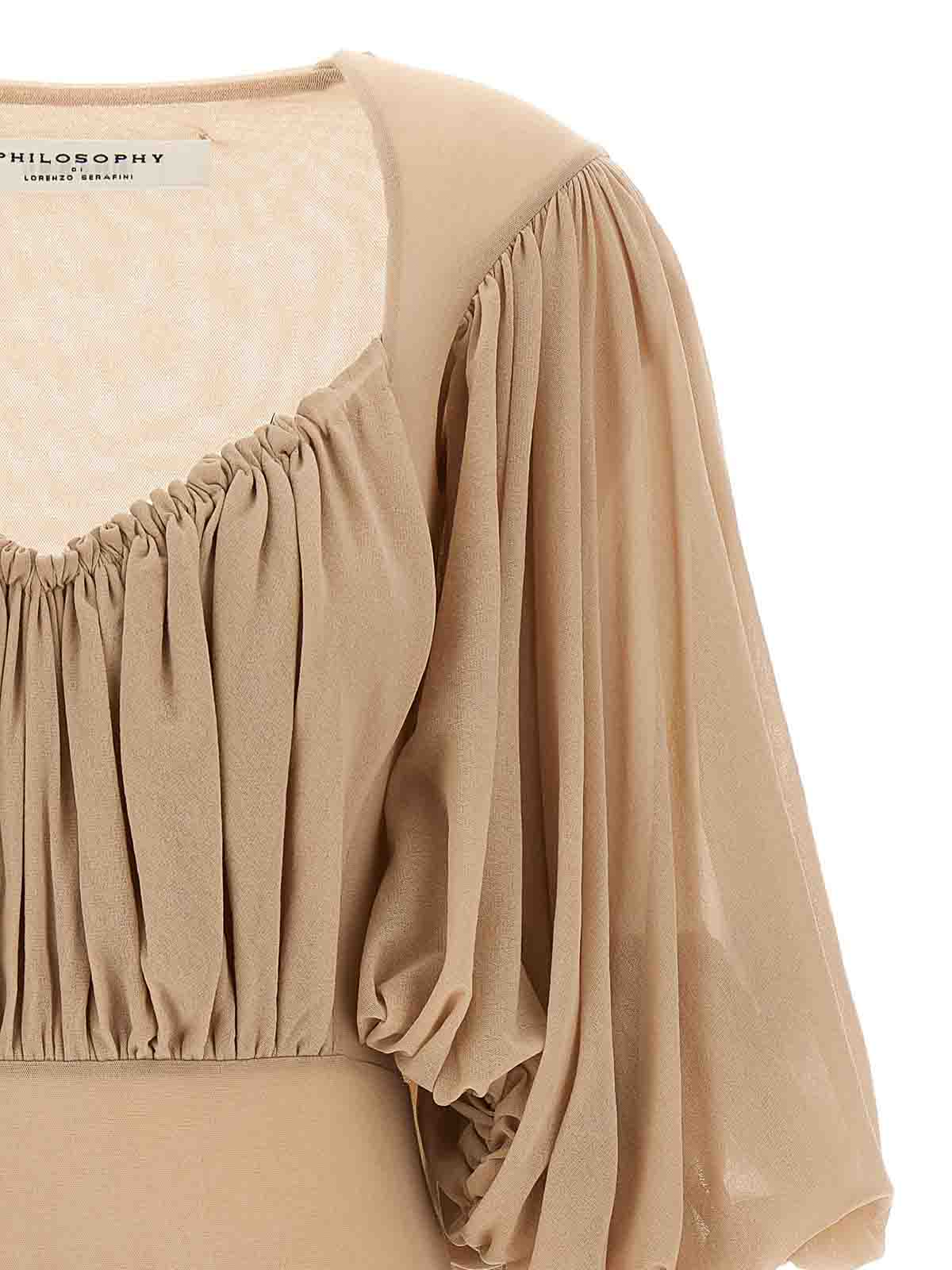Philosophy Di Lorenzo Serafini Tulle Body In Neutral