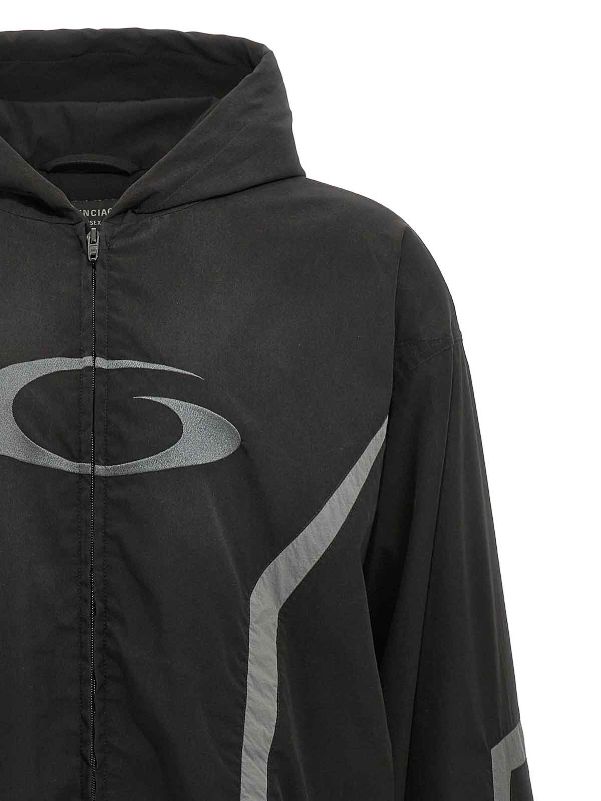 Balenciaga Giacca Tracksuit Loop Sports Icon In Black