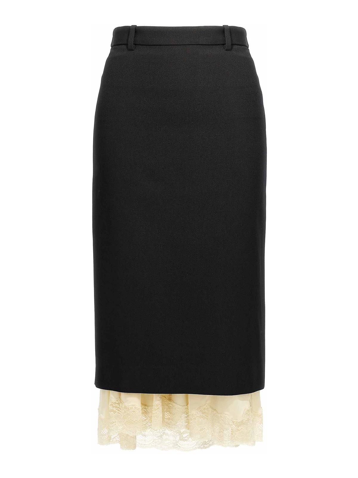 BALENCIAGA Lingerie ミニ テーラードスカート Women's Lingerie Mini Tailored Skirt in Black | Balenciaga US
