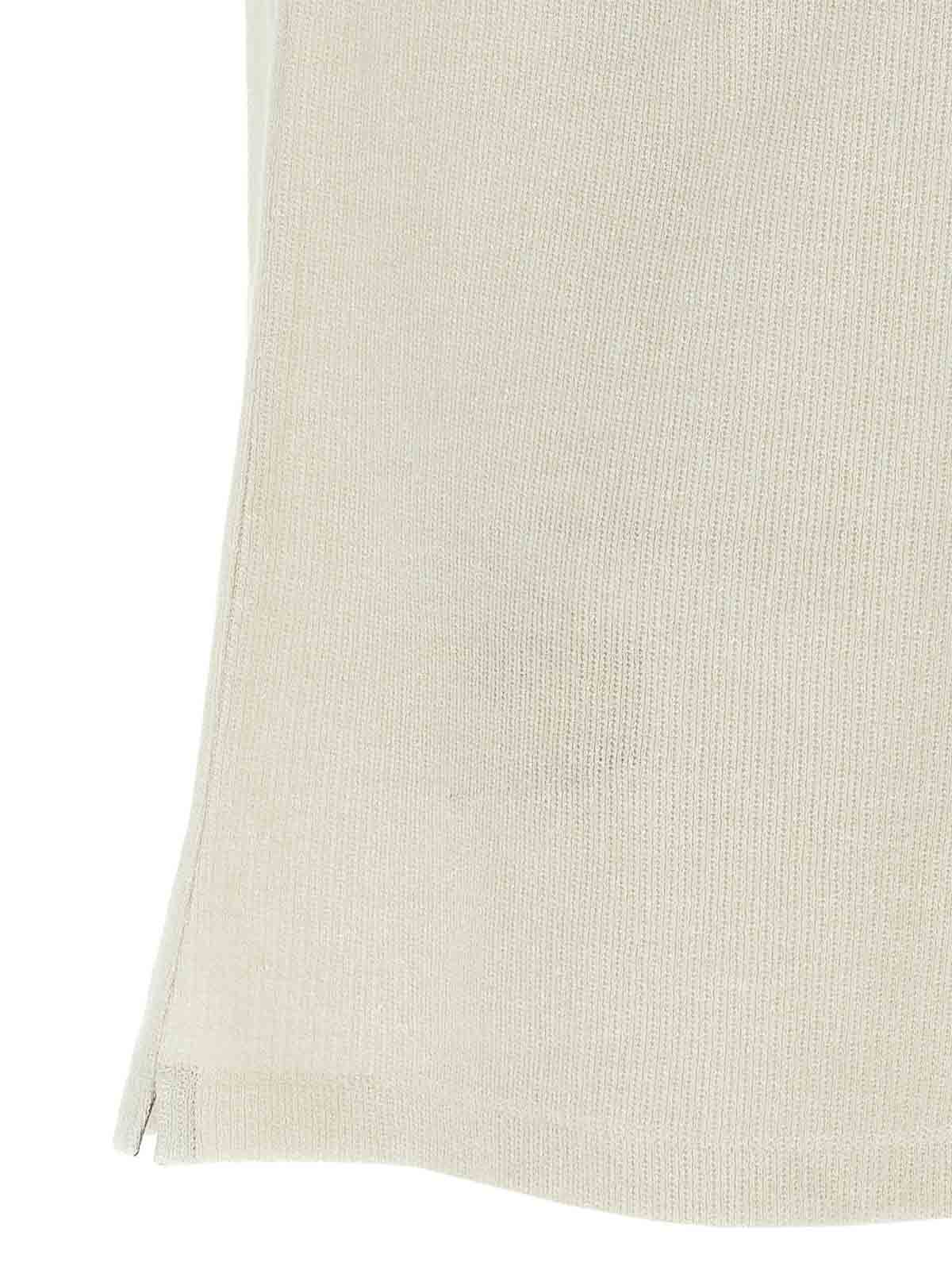 Brunello Cucinelli Linen Cotton Polo Shirt In Neutral