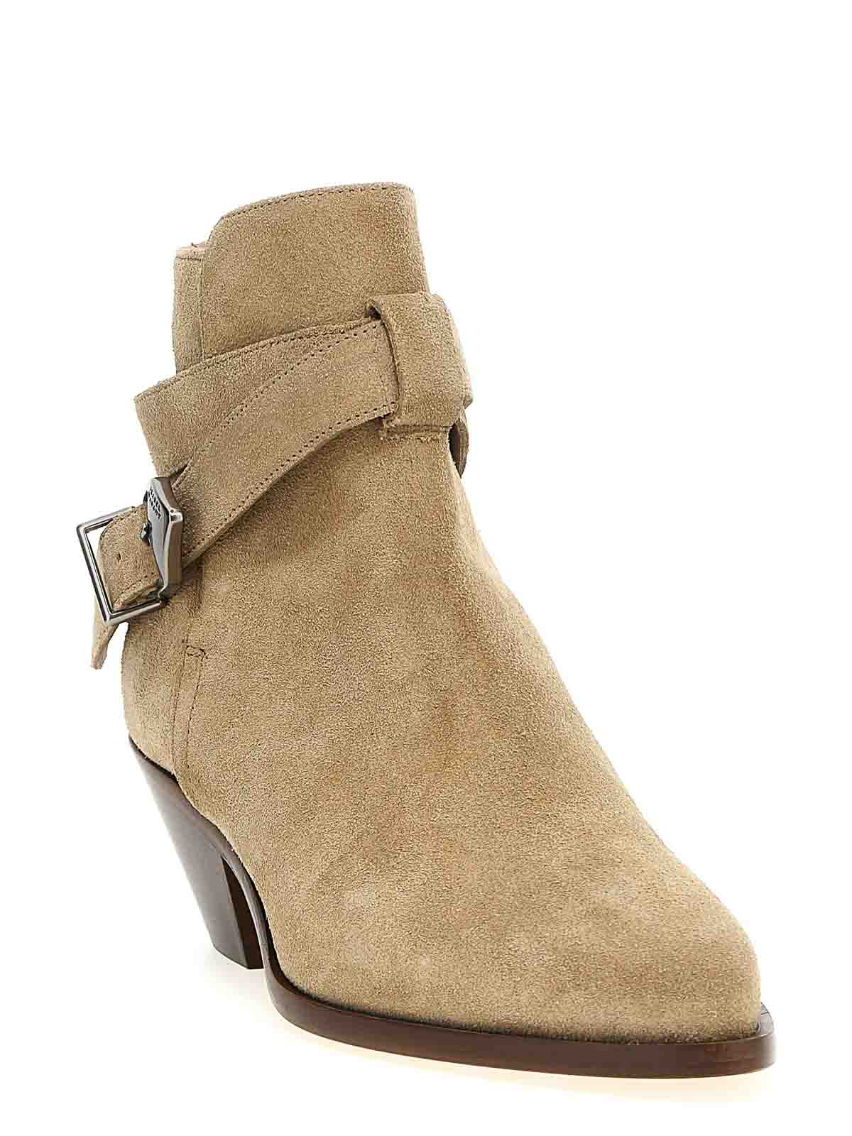 ショートブーツ・ブーティ Isabel Marant 'Deivy' ankle boots (BO0181FAC1A03S 90LB) Isabel Marant Deivy Ankle Boots - Beige | BO0181FAC1A03S90LB
