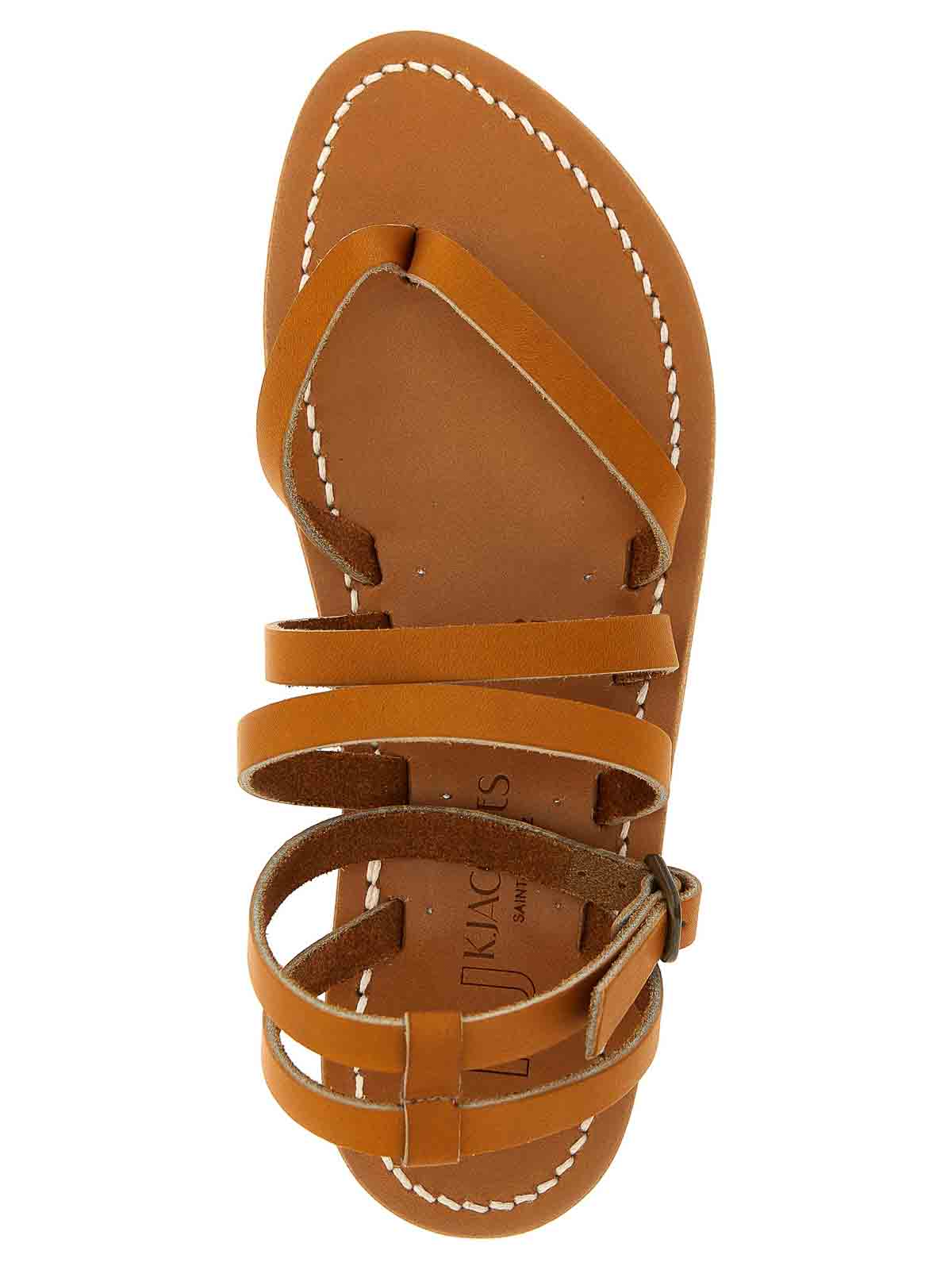 サンダル・ミュール K Jacques 'Hemeree' sandals black leather Homère sandals K. Jacques | Agnès b.