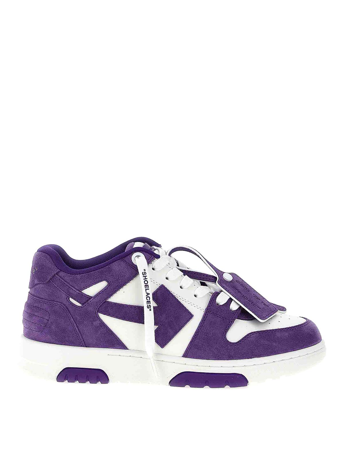 Off-white Off White Men Out Of Office Sneakers In Purple