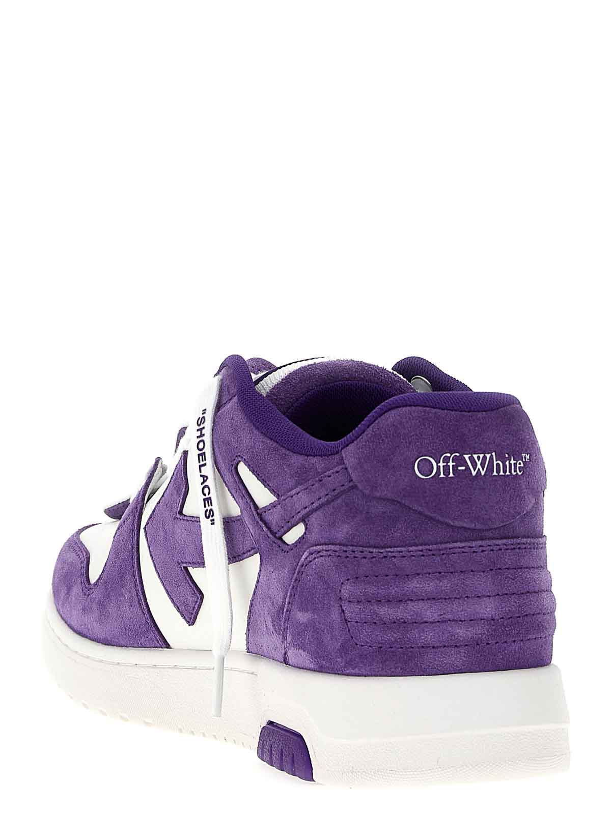 Off-white Off White Men Out Of Office Sneakers In Purple