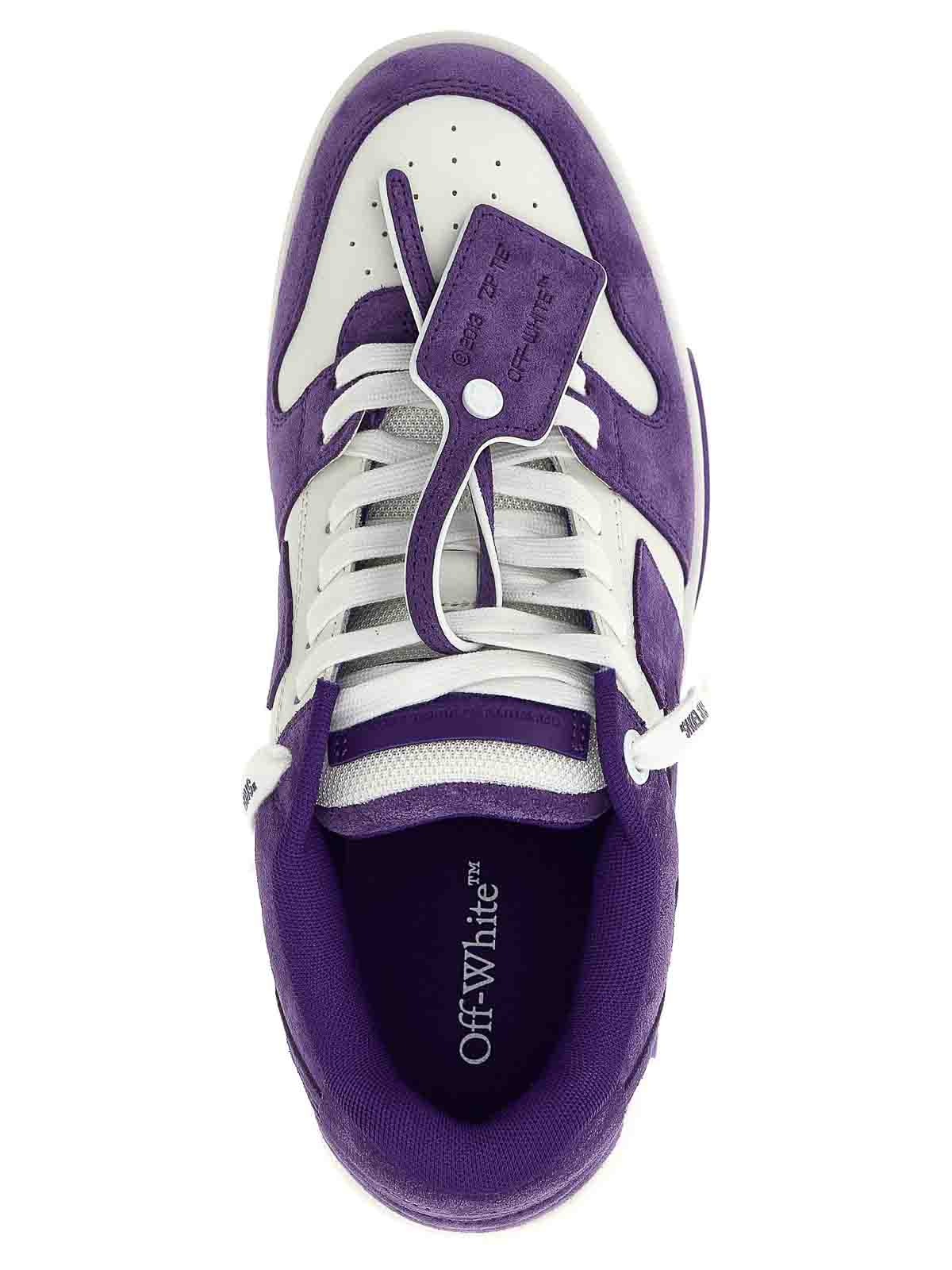 Off-white Off White Men Out Of Office Sneakers In Purple
