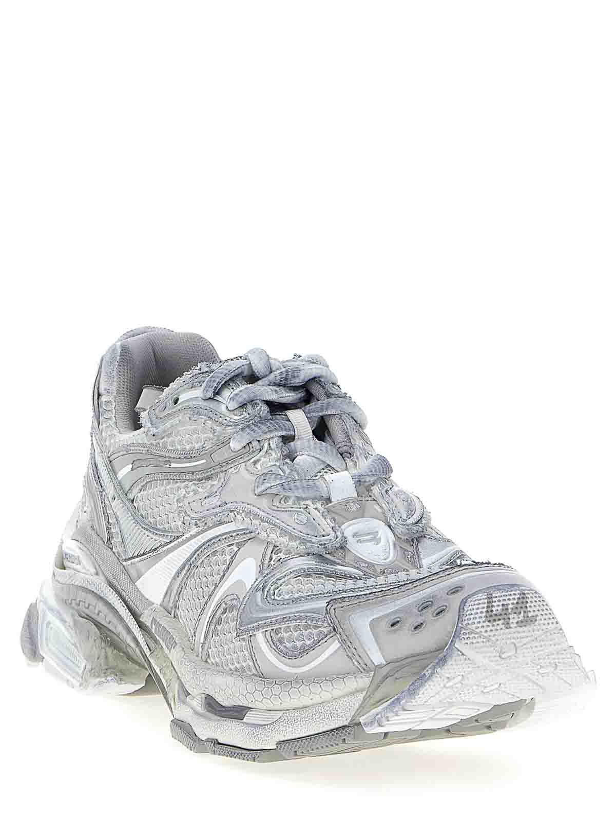 Balenciaga Runner Lace-up Sneakers In Gray