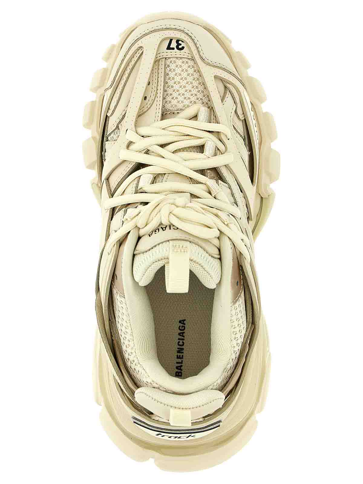 Balenciaga Track Sneakers Beige In Neutral