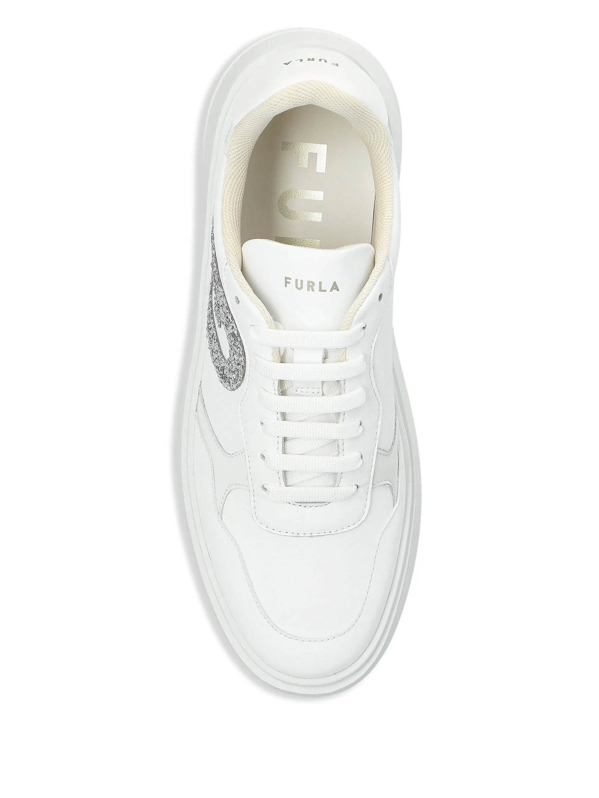 Furla Lace-Up Sneaker - White - Women | YI07SPTBX39013752S