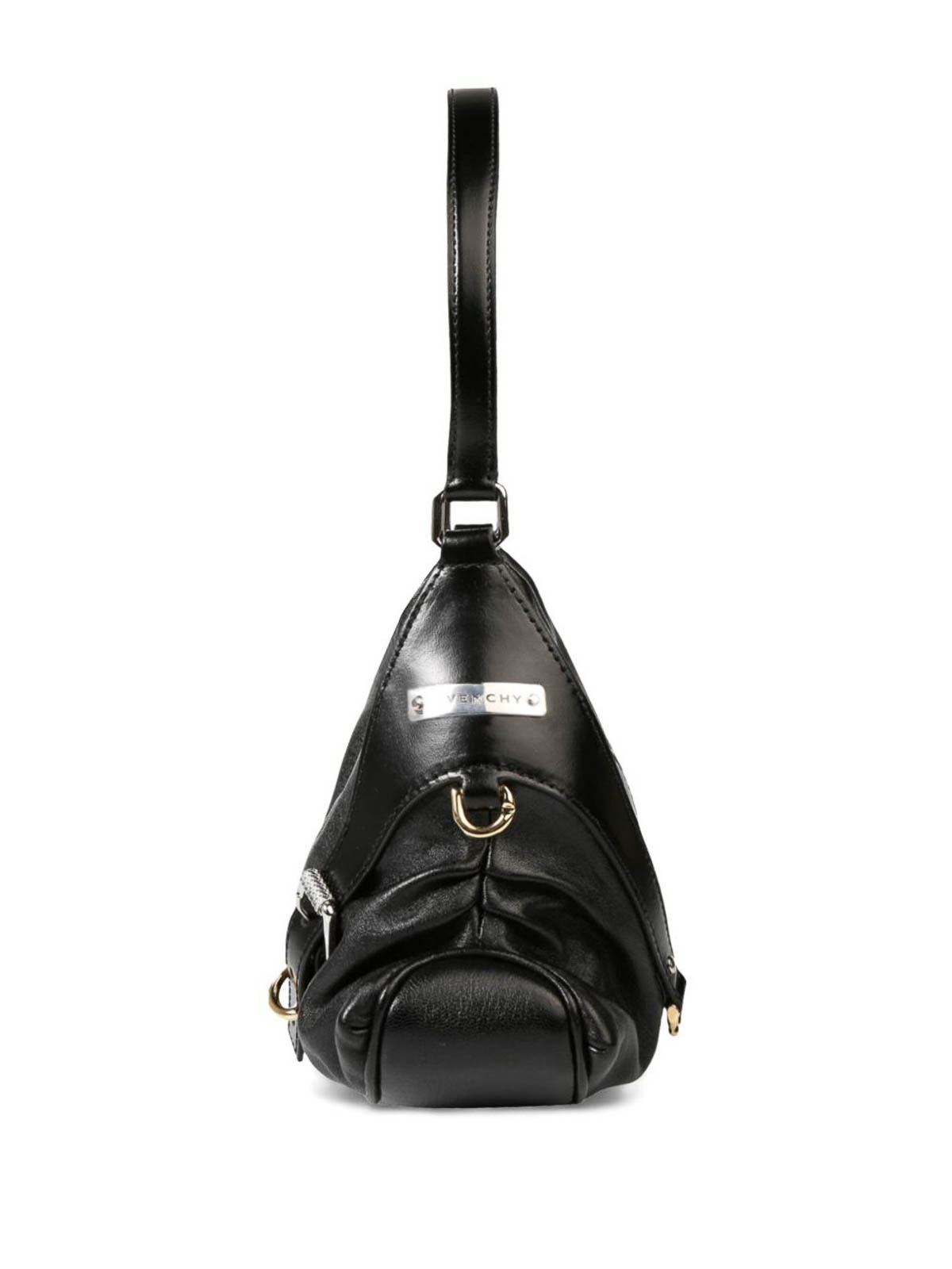 Givenchy Voyou Leather Shoulder Bag