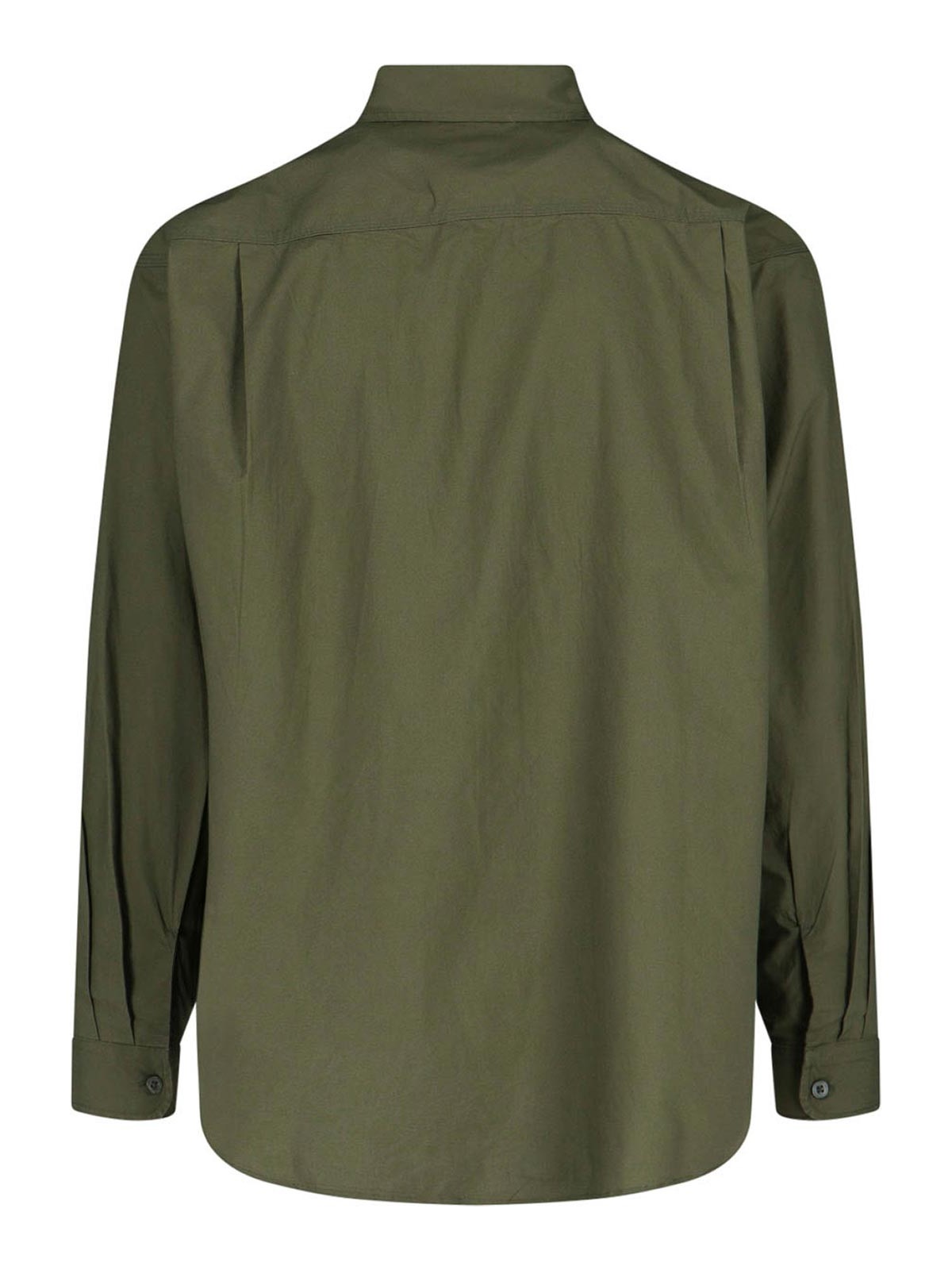 Tシャツ・カットソー Carhartt Bottle green poplin L/S Irwin