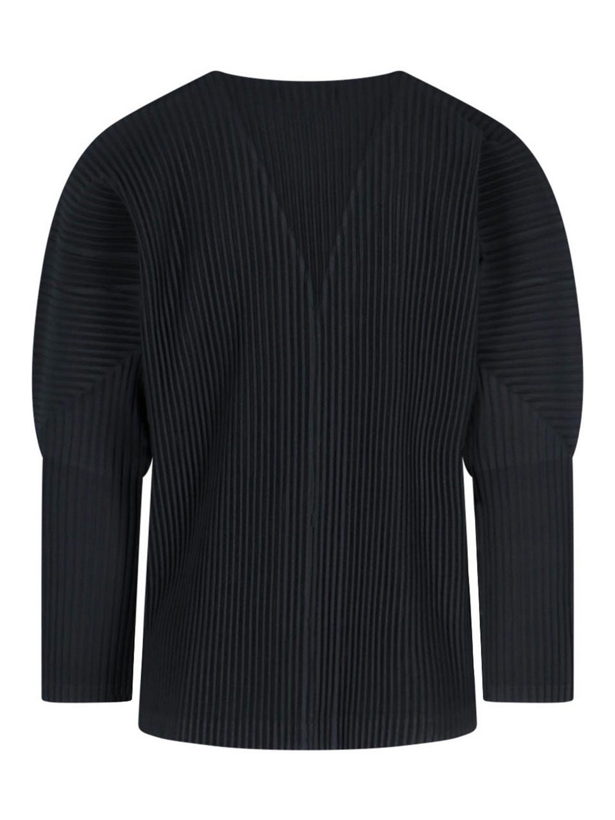 Homme Plissé Issey Miyake カーディガン - 黒 | HP57JL54115