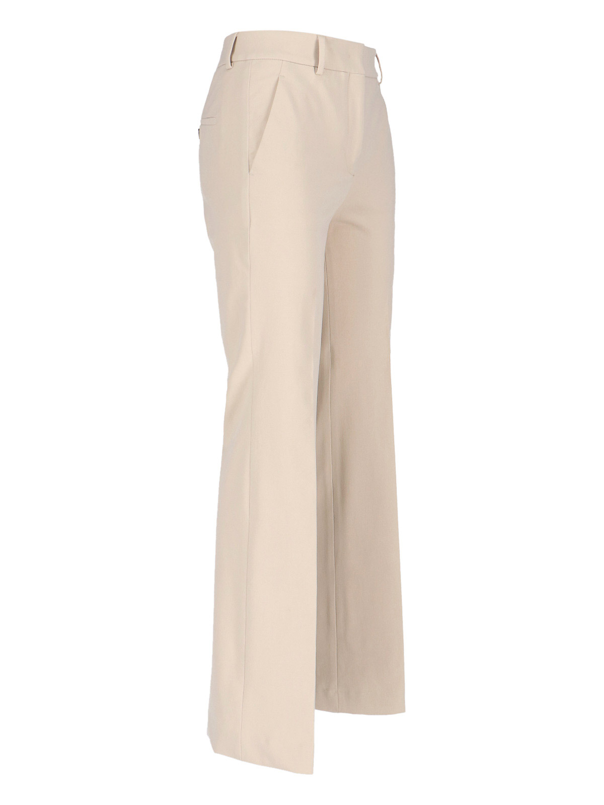 Incotex Beige Cotton Straight-leg Trousers With Tailored Finish In Brown