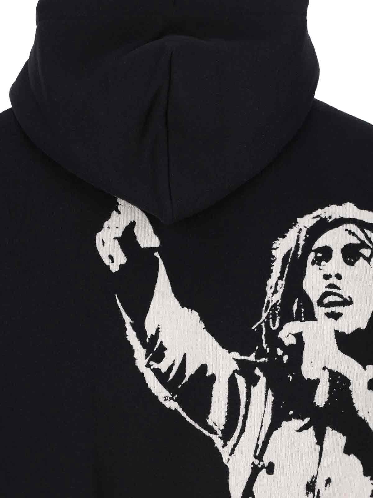 Junya Watanabe Bob Marley Hoodie In Black