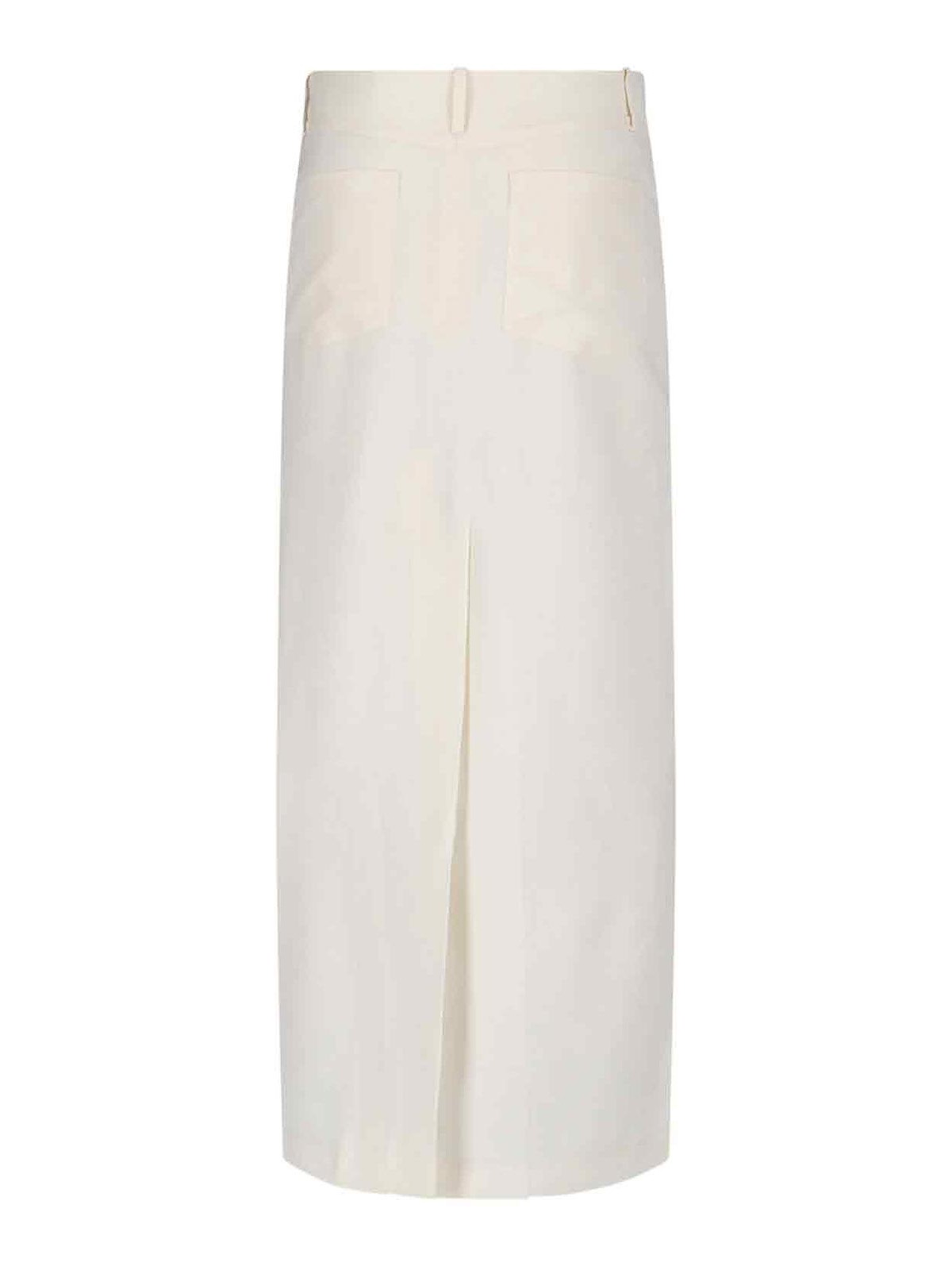 Aya Muse Knee Length And Midi Skirts In Neutral