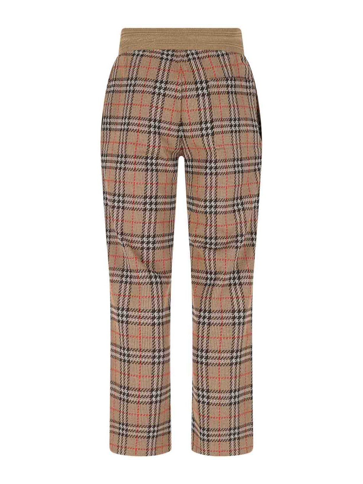 Burberry Sports Trousers In Brown