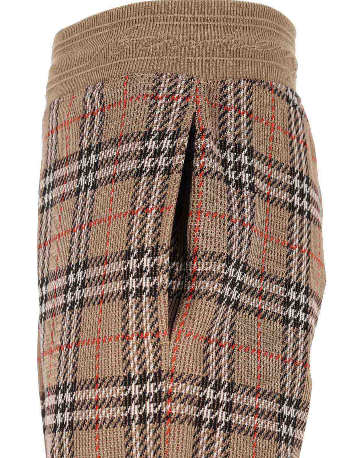 Burberry Sports Trousers In Brown