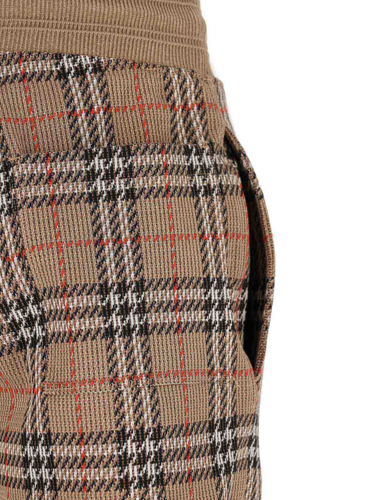 Burberry Sports Trousers In Brown