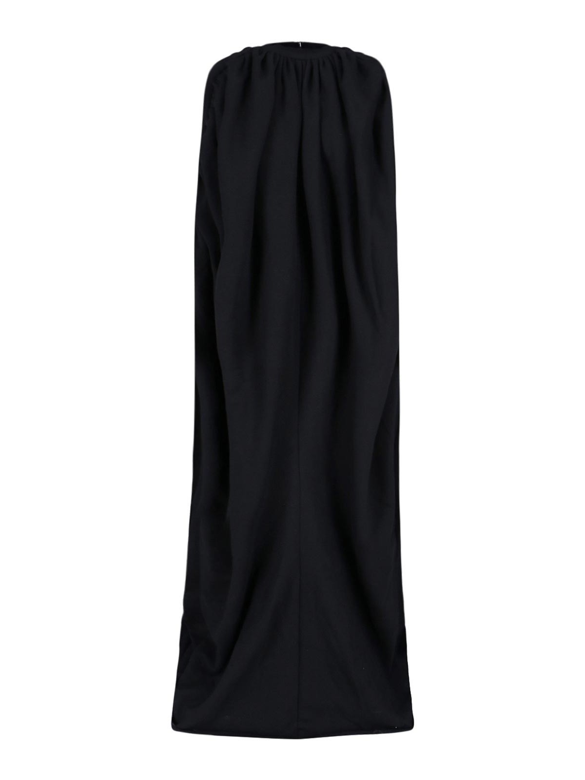Duran Lantik Draped Maxi Dress In Black