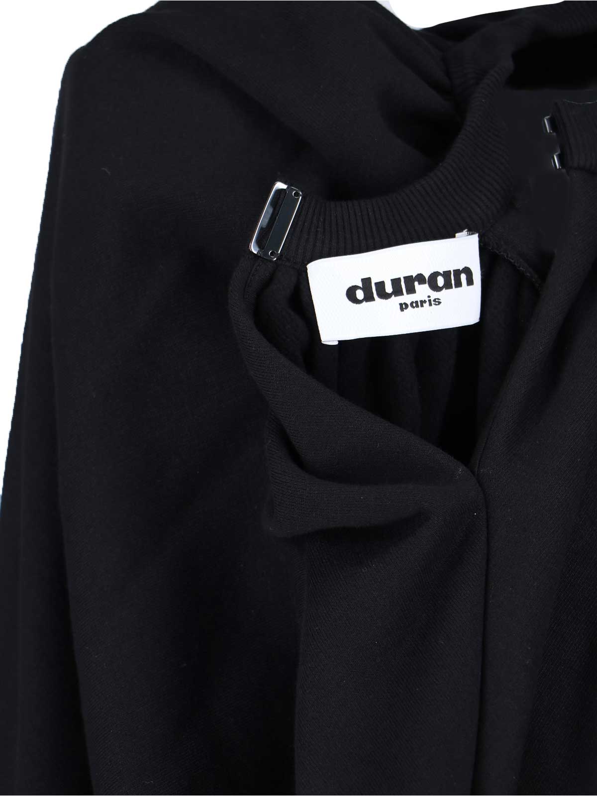 Duran Lantik Draped Maxi Dress In Black