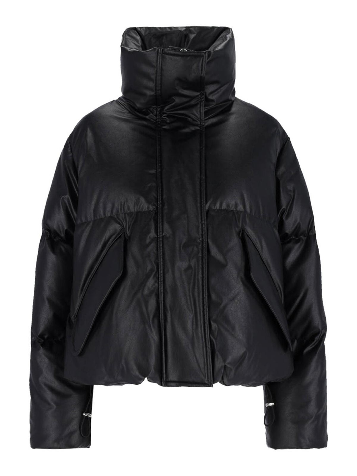 Mm6 Maison Margiela Mm6 By Maison Margiela Oversized Black Sports Jacket With Double-zipper Closure In Black