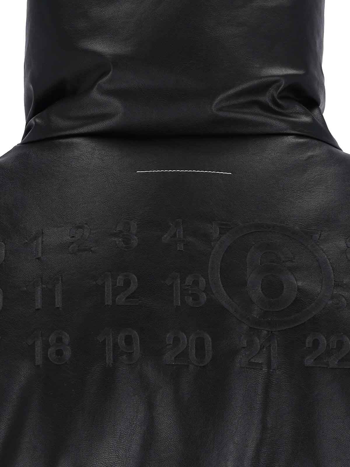 Mm6 Maison Margiela Mm6 By Maison Margiela Oversized Black Sports Jacket With Double-zipper Closure In Black