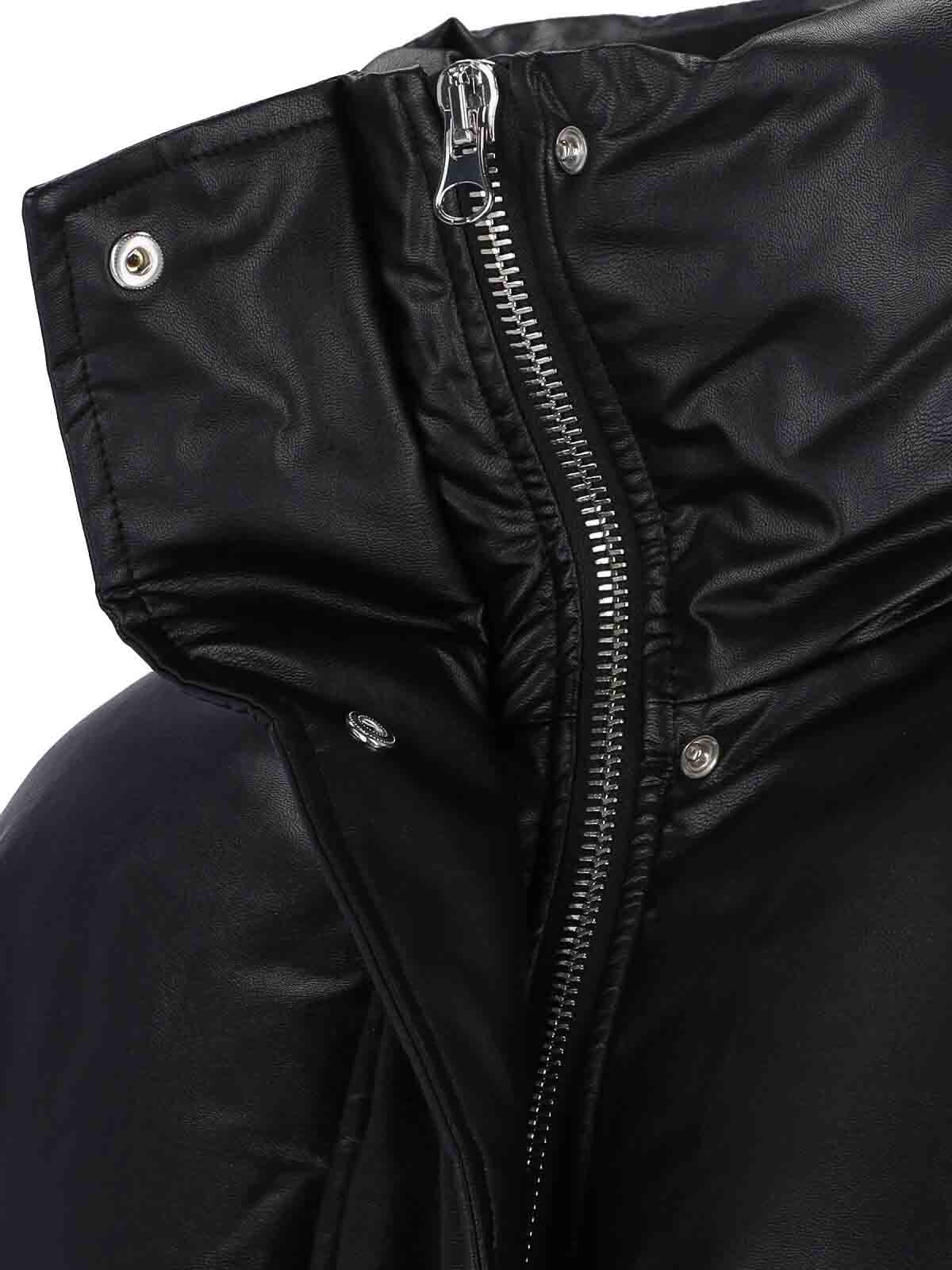 Mm6 Maison Margiela Mm6 By Maison Margiela Oversized Black Sports Jacket With Double-zipper Closure In Black