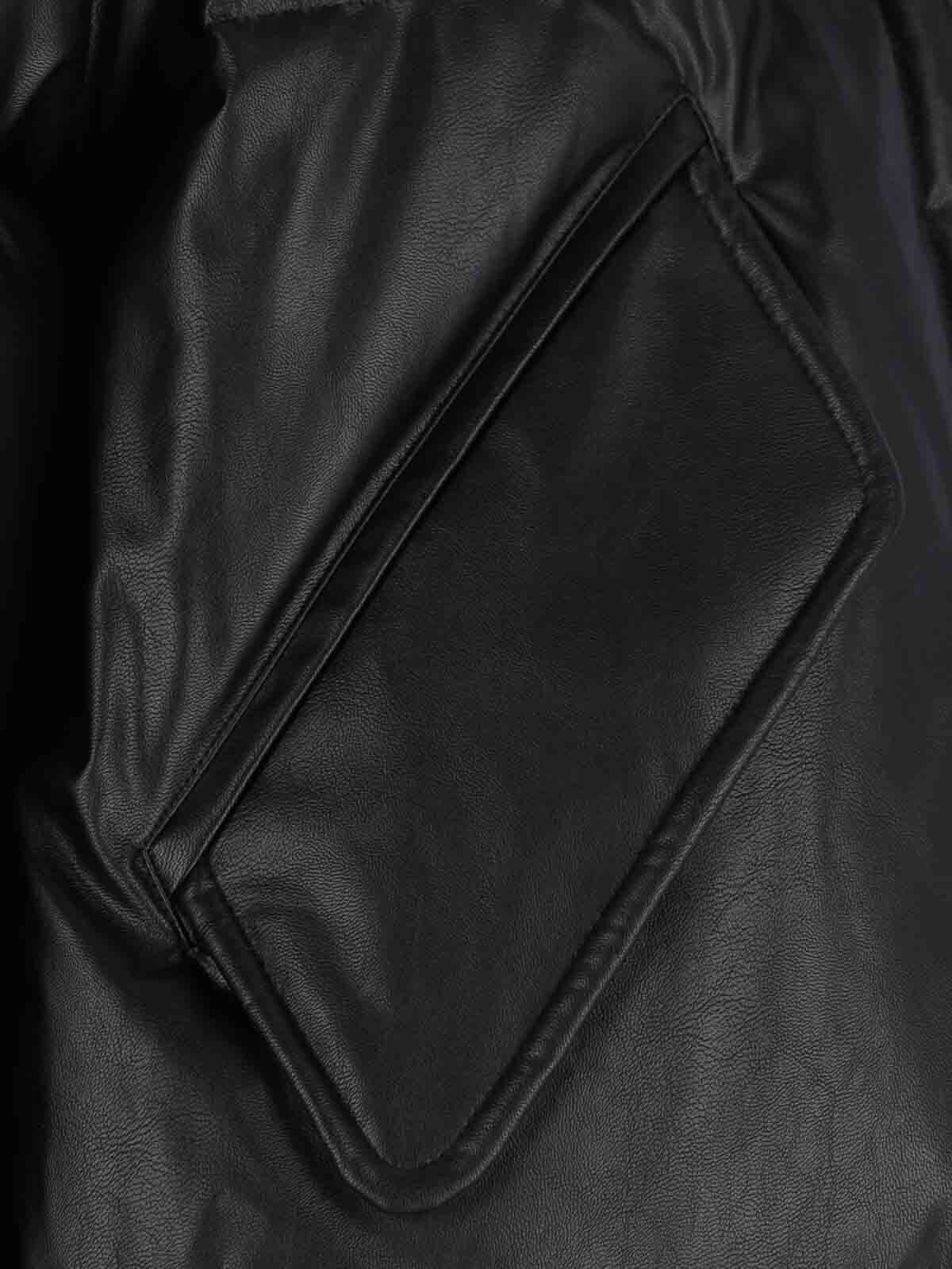 Mm6 Maison Margiela Mm6 By Maison Margiela Oversized Black Sports Jacket With Double-zipper Closure In Black