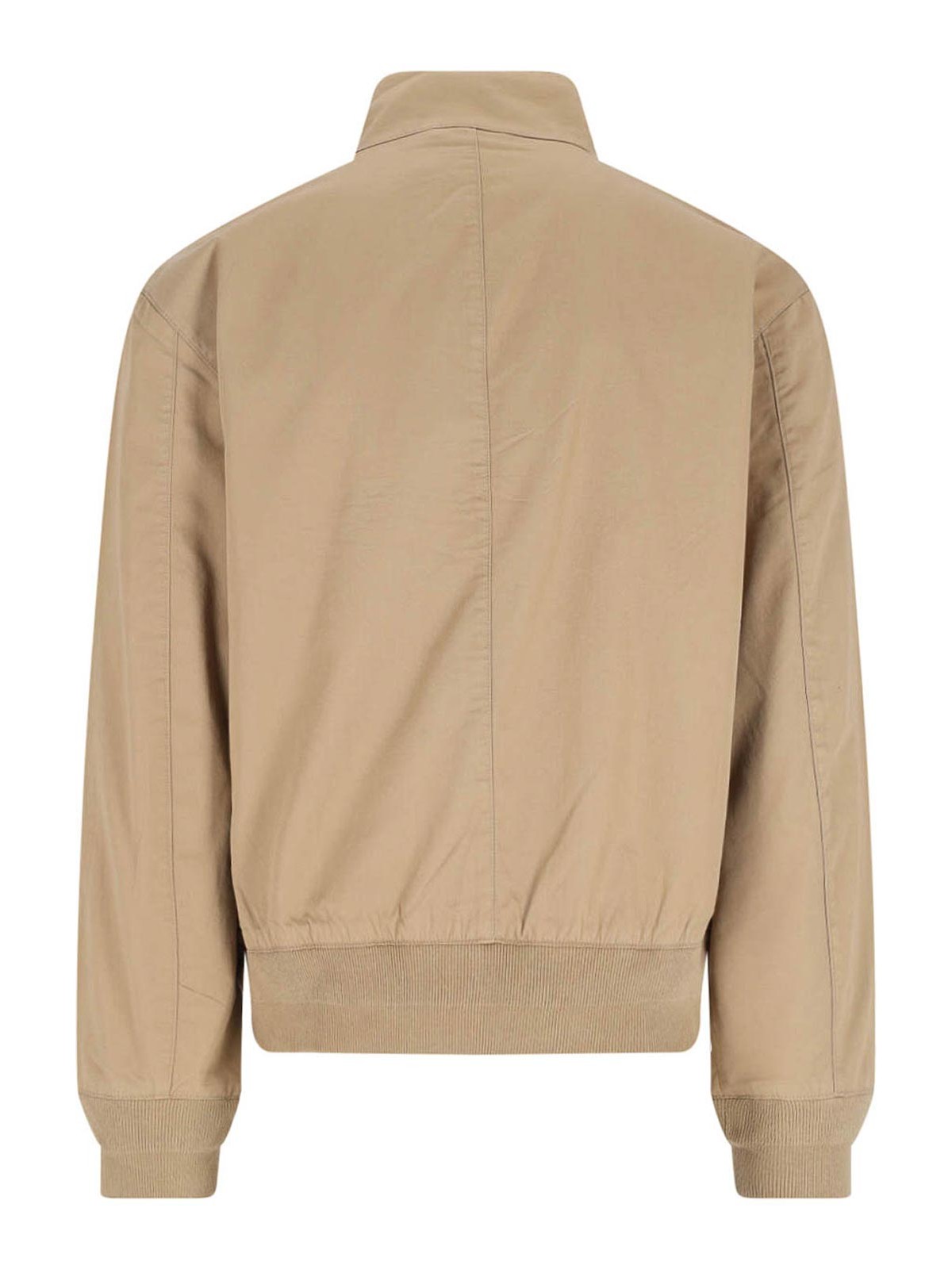 Polo Ralph Lauren Reversible Light Brown Jacket With Signature Polo Pony Motif In Neutral