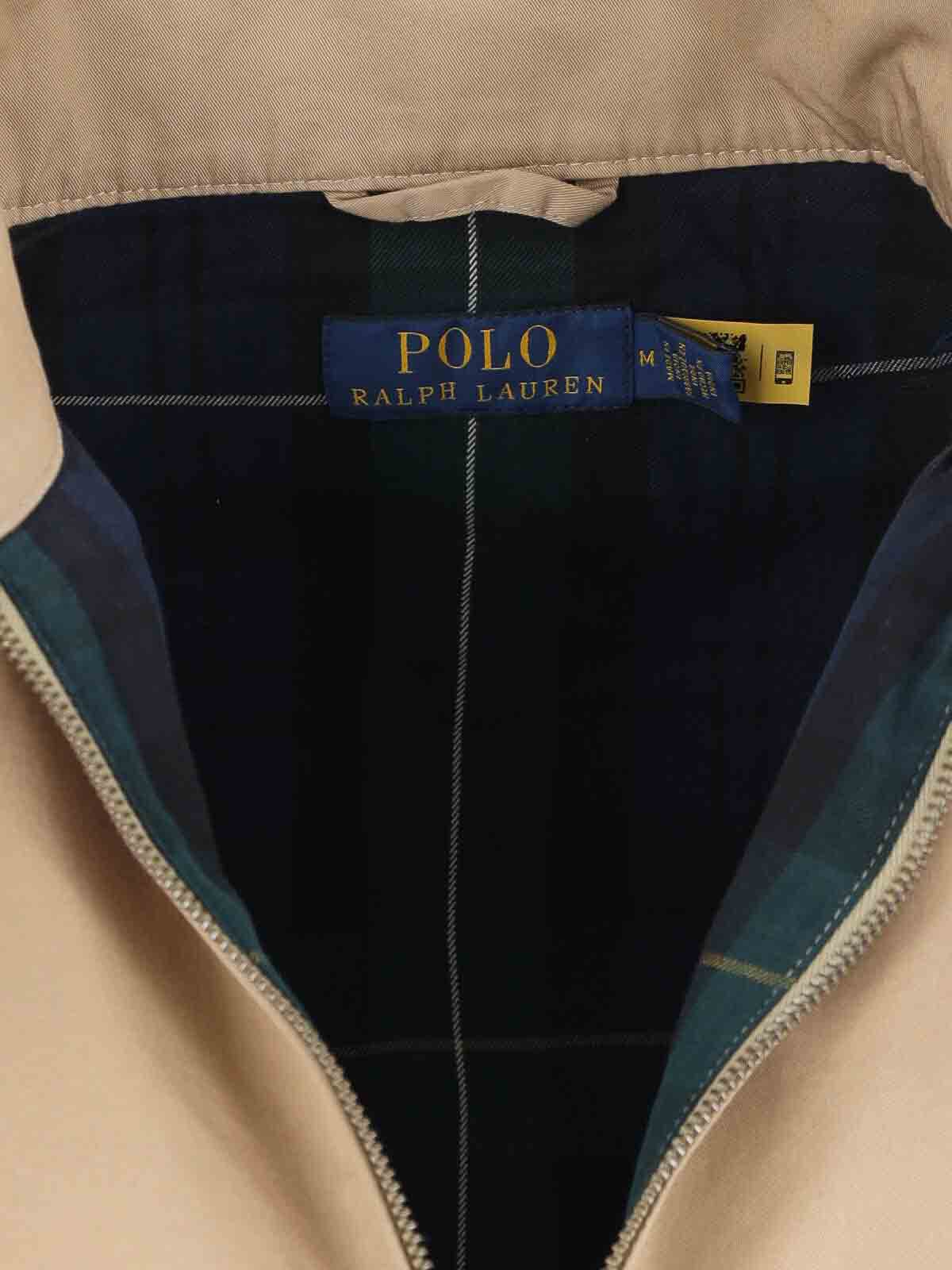 Polo Ralph Lauren Reversible Light Brown Jacket With Signature Polo Pony Motif In Neutral