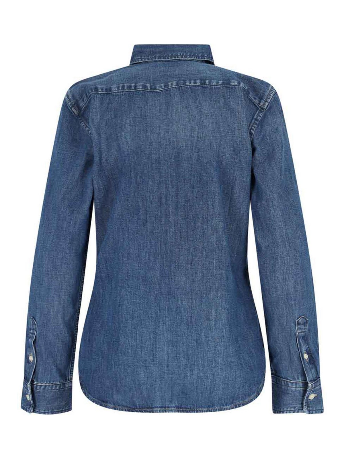 美品 21AW POLO RALPH LAUREN DENIM BD SHIRT Denim shirt in blue - Polo Ralph Lauren | Mytheresa