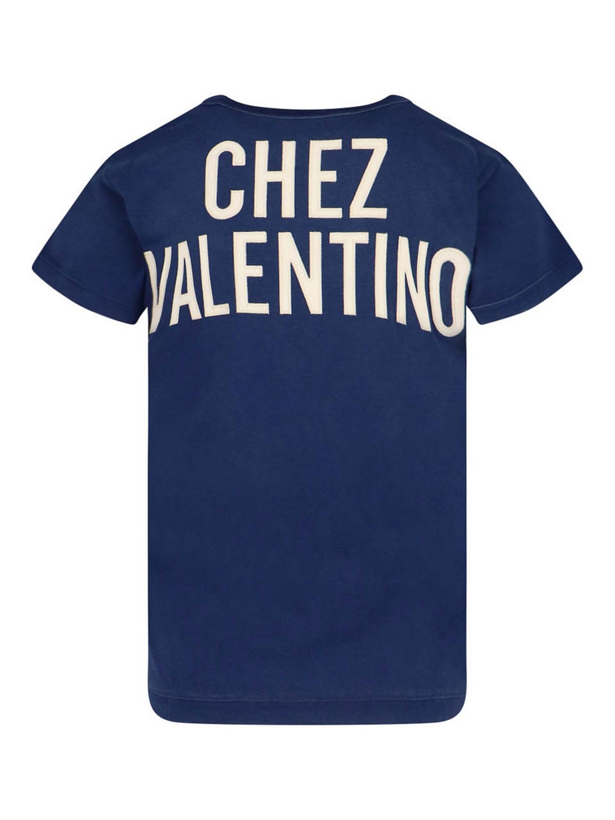 Valentino Crew Neck Graphic Print Short Sleeves Top