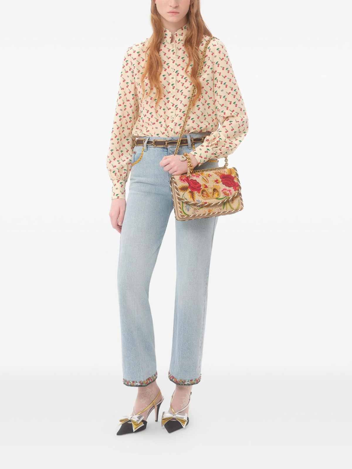 Tシャツ・カットソー VALENTINO Valentino Garavani 'Cherryfic' shirt Valentino garavani Valentino garavani 'cherryfic' top