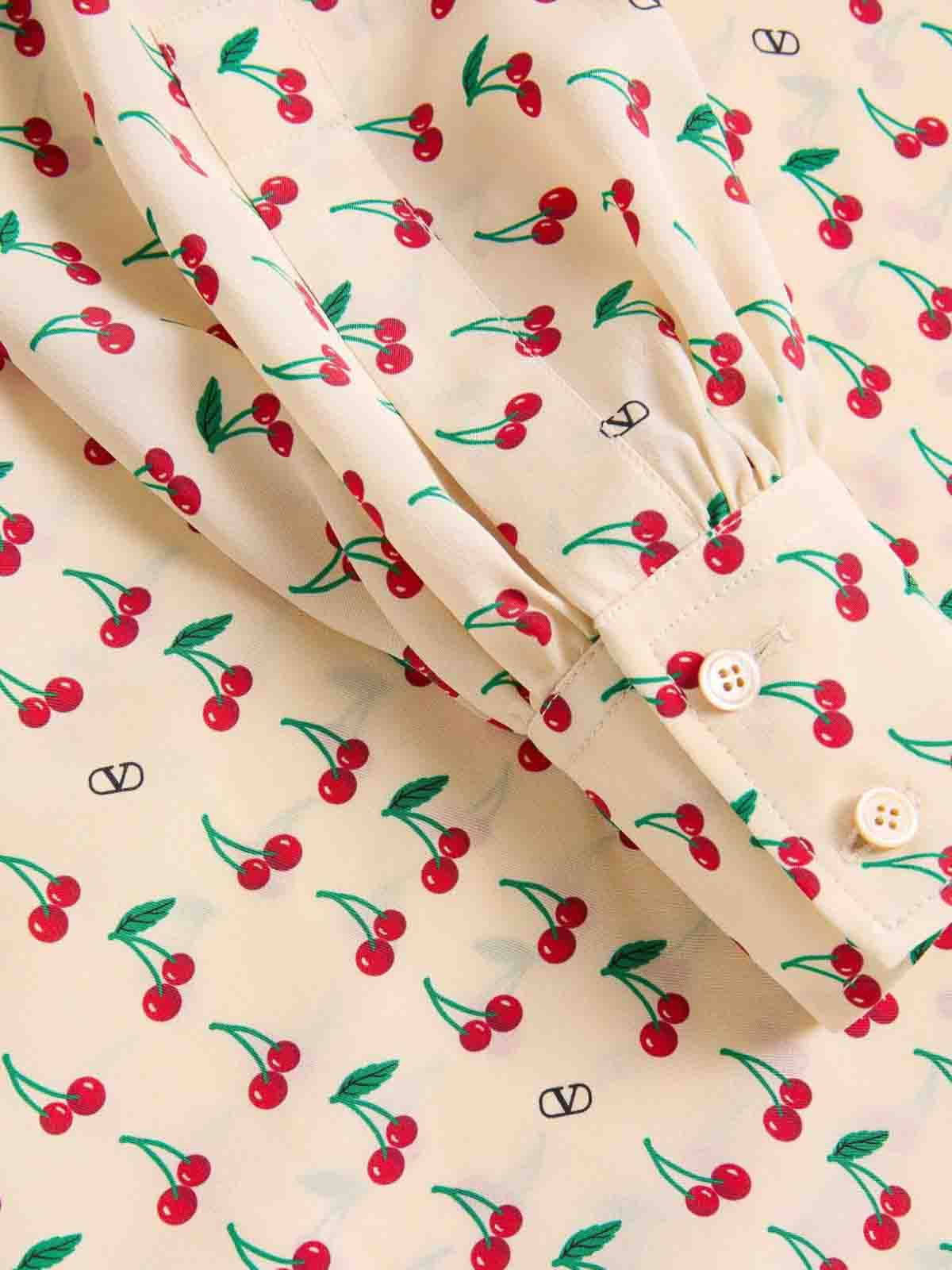 Tシャツ・カットソー VALENTINO Valentino Garavani 'Cherryfic' shirt Valentino garavani Valentino garavani 'cherryfic' top