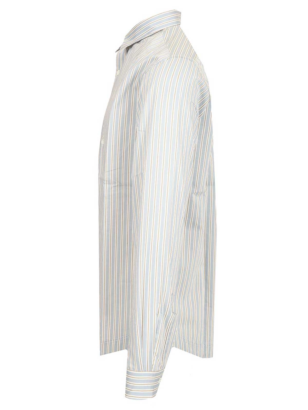 Barena Venezia Pavan Shirt In Cotton And Silk In White