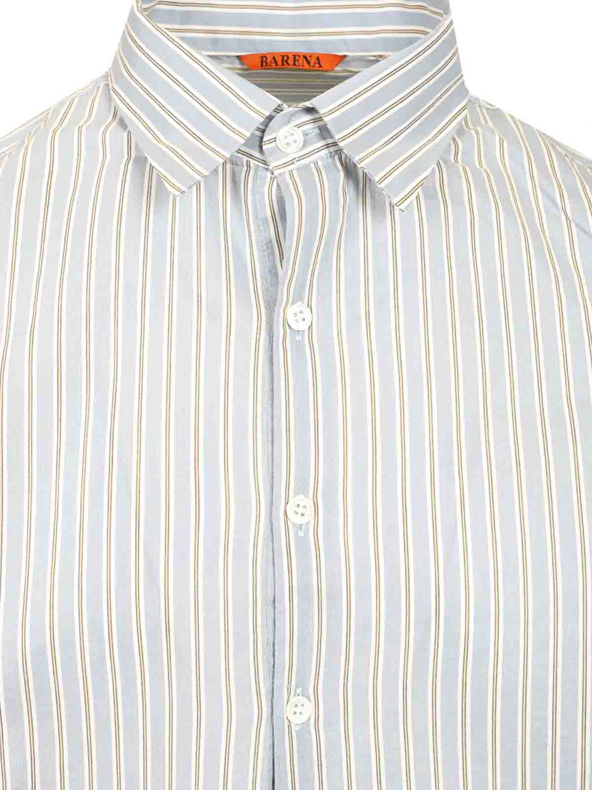 Barena Venezia Pavan Shirt In Cotton And Silk In White