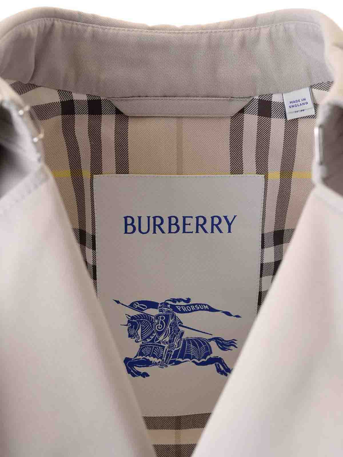 BURBERRY　トレンチコート　グレー BURBERRY - 極美品34Burberryバーバリートレンチコート