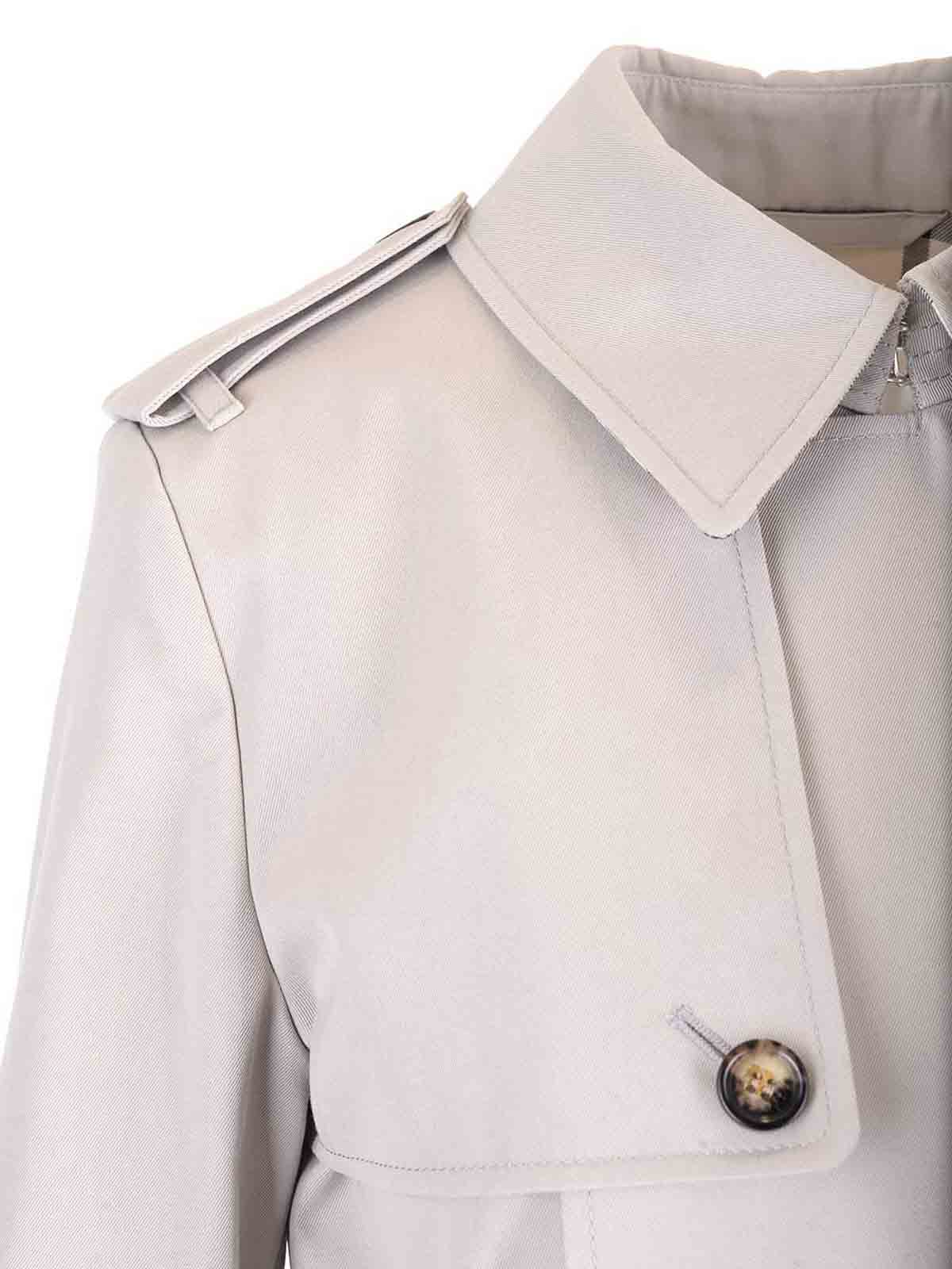 Burberry トレンチコート - グレー - グレイ | 8101378