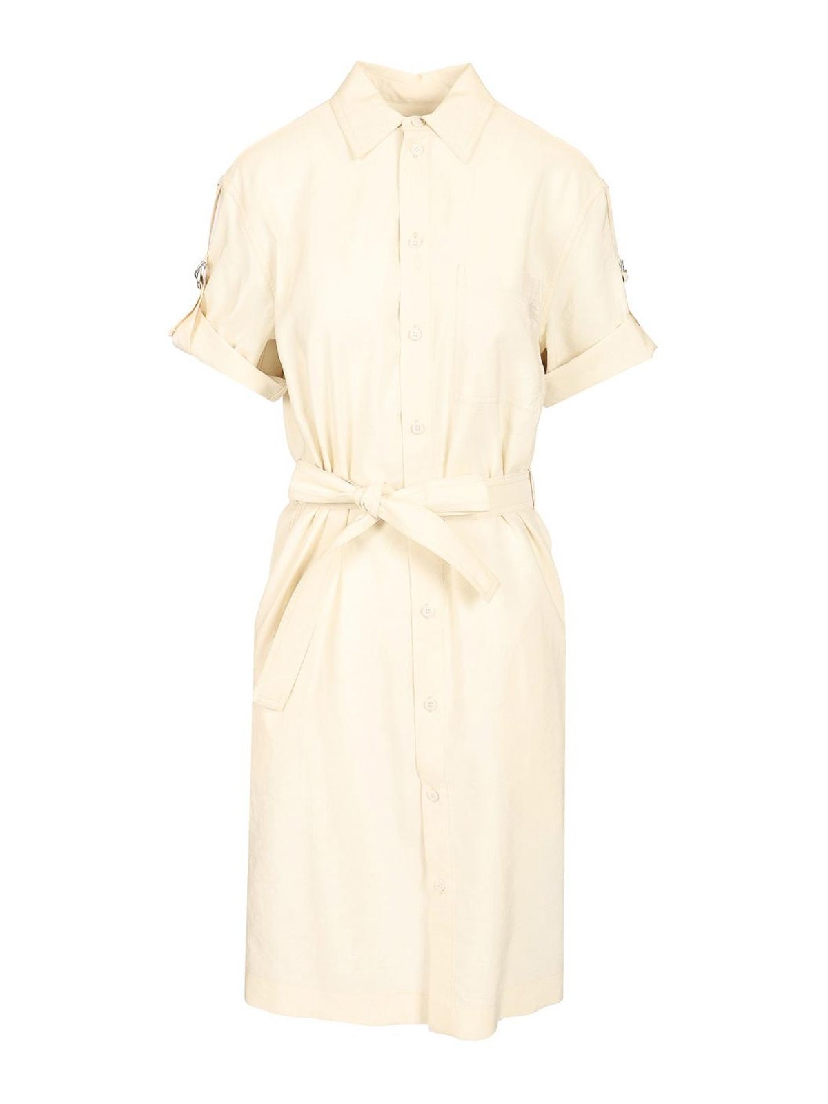 Burberry Vestido Midi - Blanco