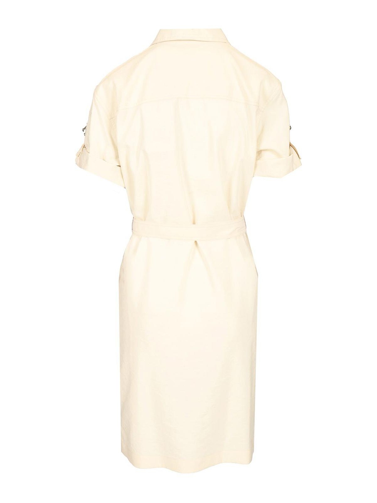 Burberry Vestido Midi - Blanco