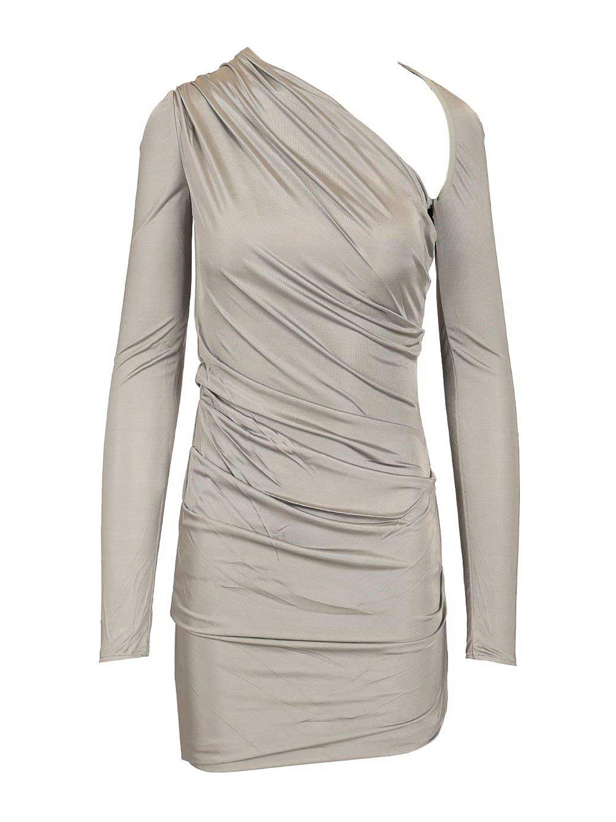 Attico Vestido Corto - Gris