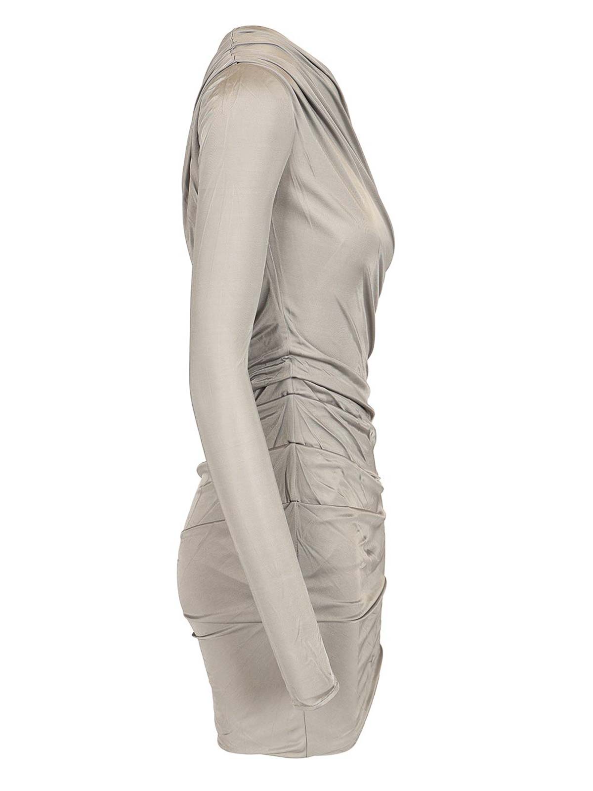 Attico Vestido Corto - Gris
