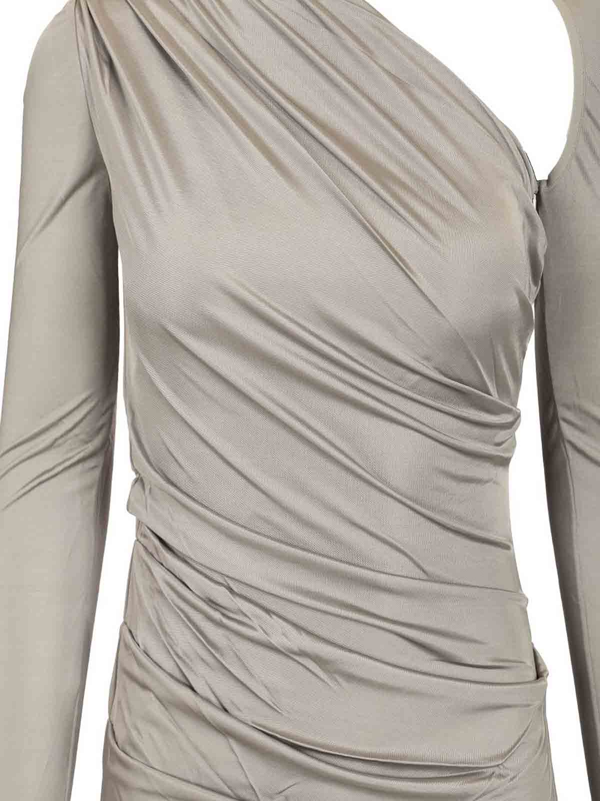 Attico Vestido Corto - Gris
