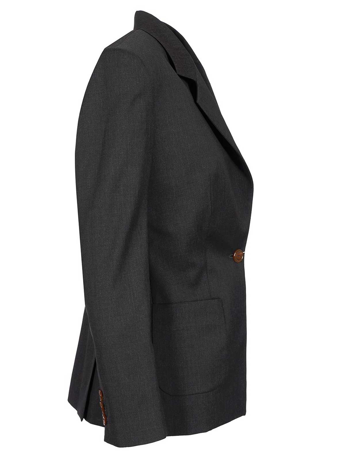 Vivienne Westwood Single-breasted Blazer Jackets Black
