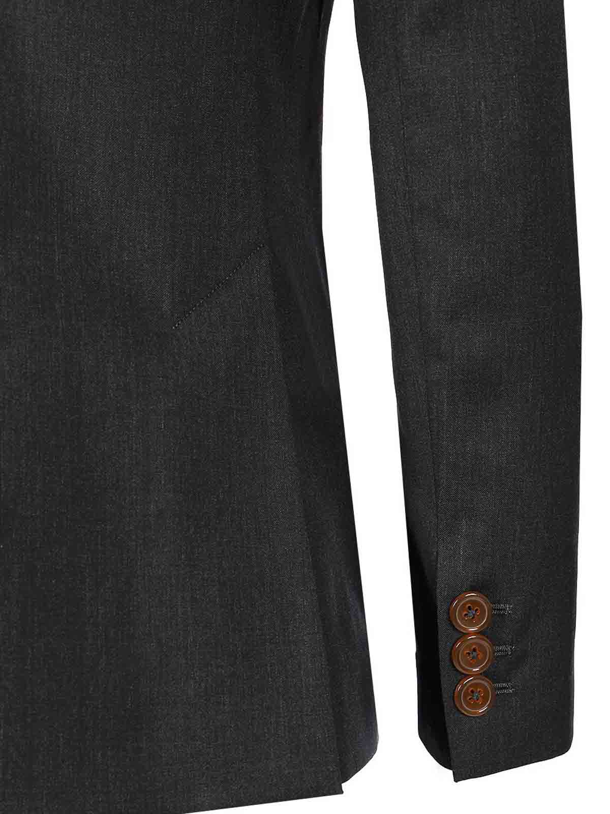 Vivienne Westwood Single-breasted Blazer Jackets Black
