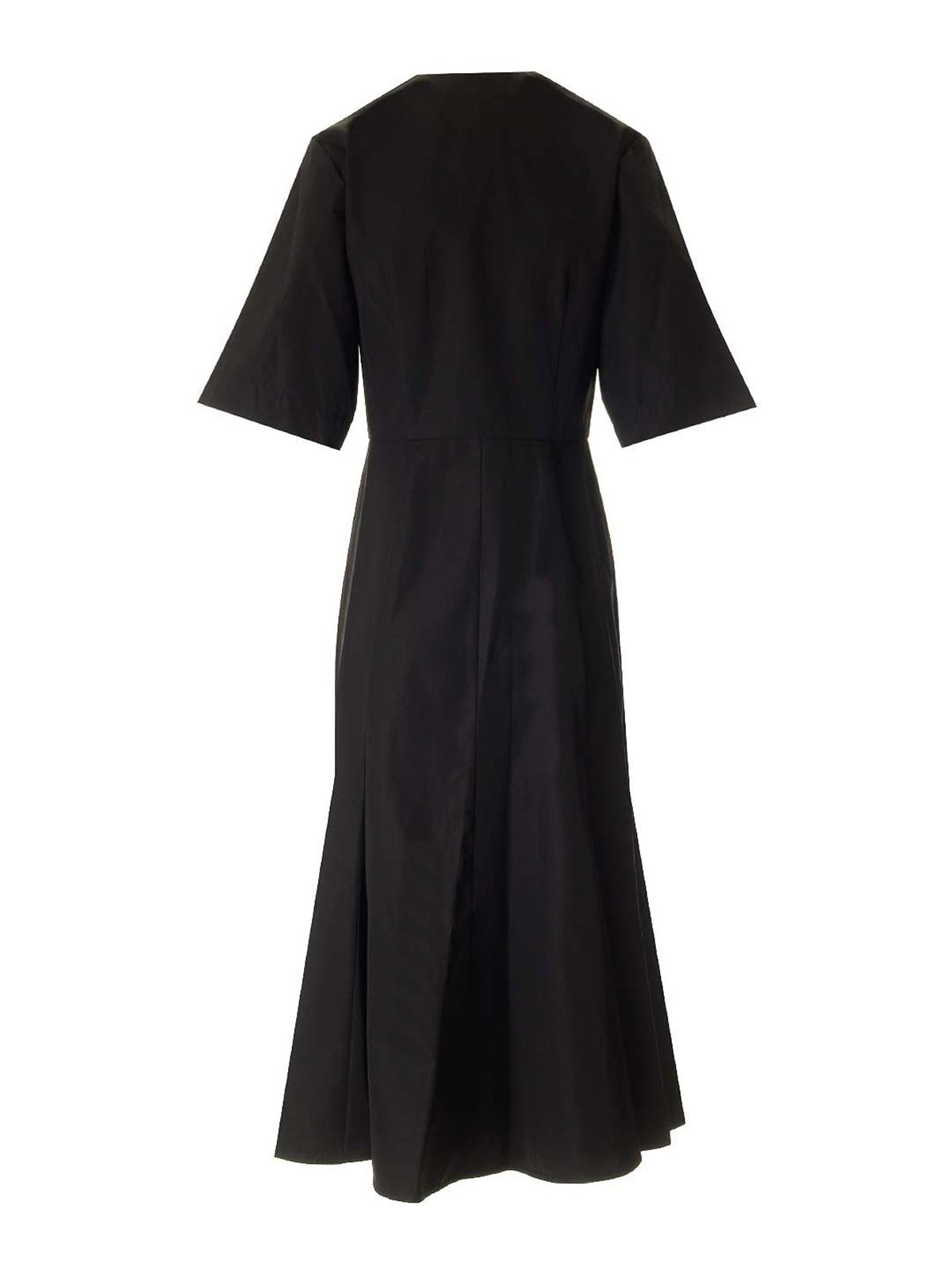 Ami Alexandre Mattiussi Vestido Midi - Negro