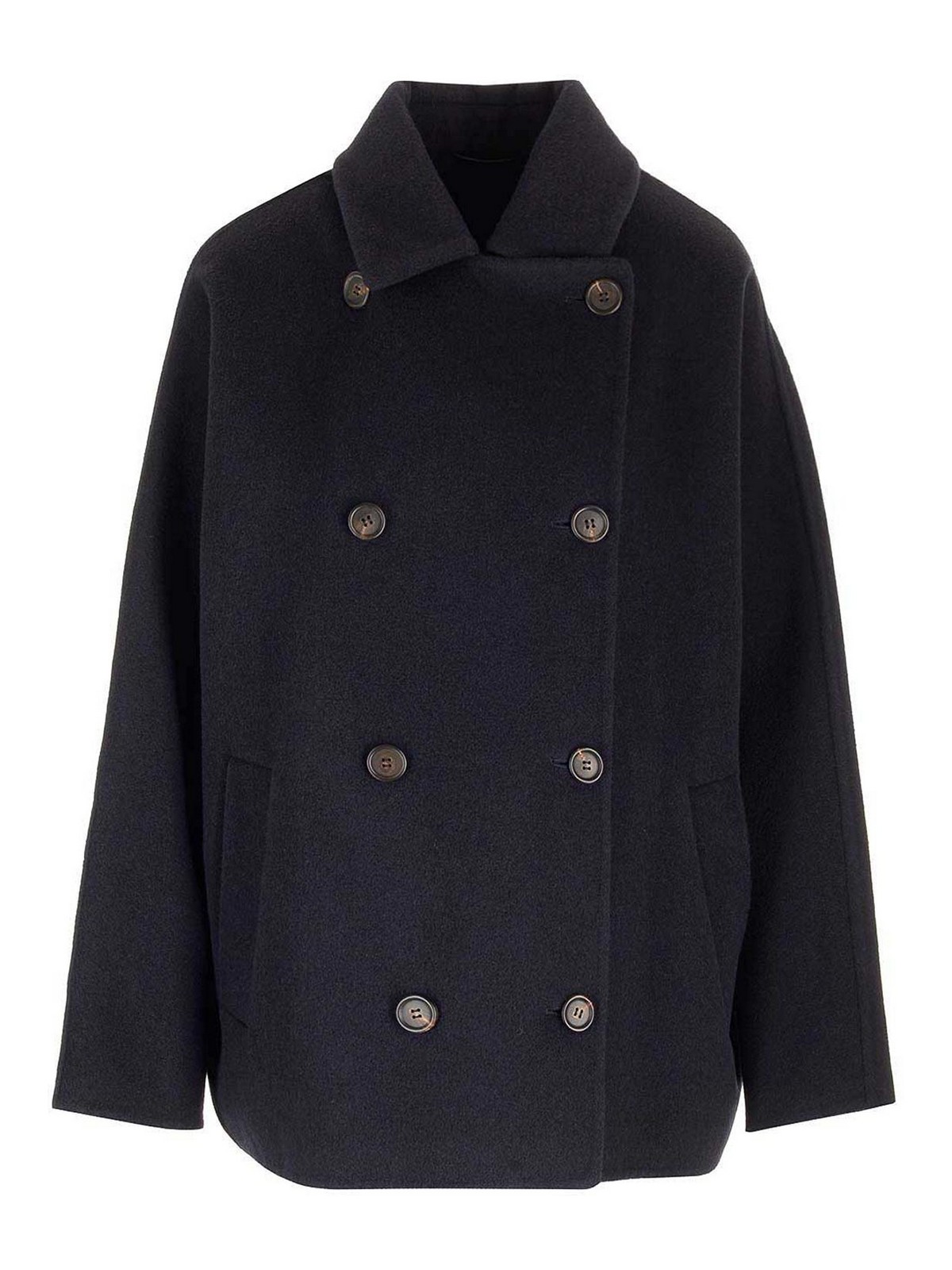 Brunello Cucinelli Abrigo Corto - Azul